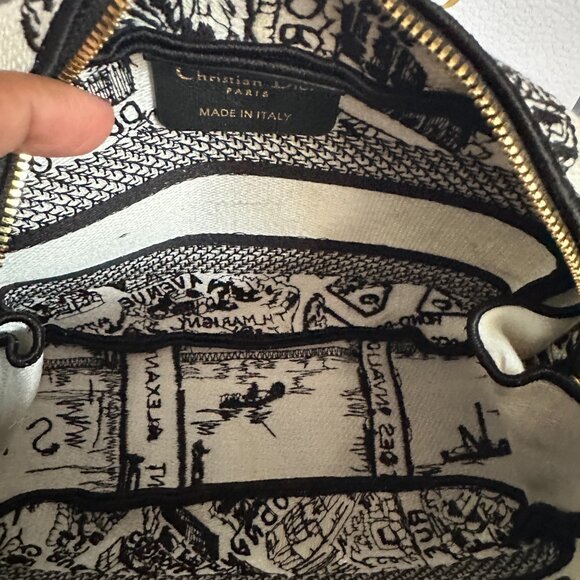 Christian Dior Embroidered Cosmetic Pouch - Picture 3 of 3